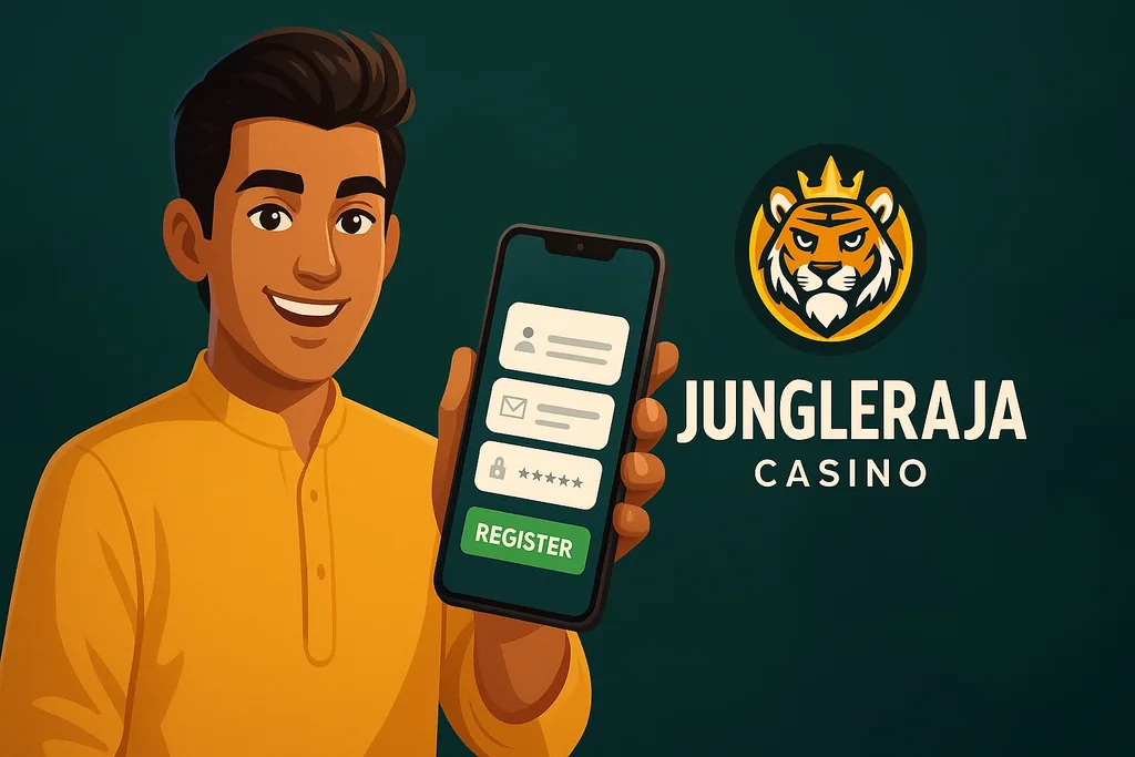 JungleRaja mobile registration steps for Indian players